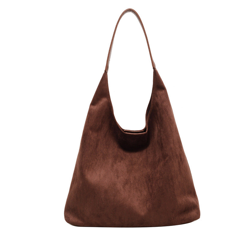 Wholesale Large capacity vintage velvet tote shoulder bag